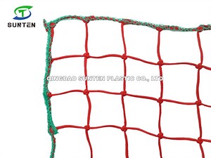 [Hot Item] Red PE Fall Arrest Net, Safety Catch Net, Barrier Net in Playground, Amusement Park, Ski Resort