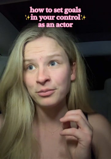 Achievable Goal Setting for Actors in 2026