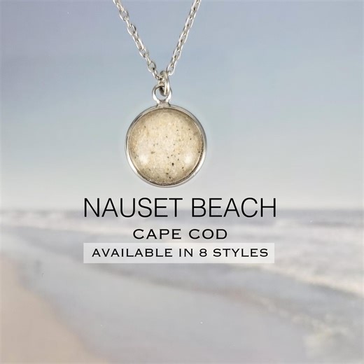 Nauset Beach Sand Jewelry, Cape Cod Coastal Keepsake Necklace, Ring, Earrings, Bracelet - Etsy