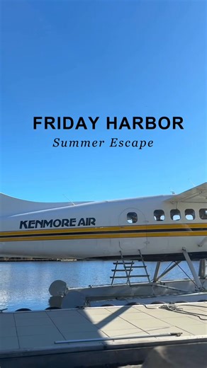 Start in Friday Harbor, where we’ll pull your seaplane right up for a dockside drop-off after a 45 min. flight from Lake Union or Kenmore. Stay right on the waterfront @fridayharborhouse. Spend your days wandering the trails at Lime Kiln State Park, tasting sea salt born from the island’s own waters, and sipping local vintages at San Juan Vineyards. And when the sun dips low, settle into a slow, beautiful dinner at Walden.An easy 48-hour escape to soak in the perfect end to summer. | Kenmore Air