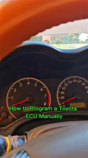 Manual Programming of Toyota ECU Explained