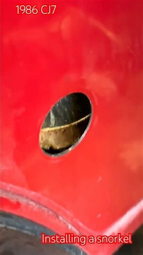 86 Cj snorkel install. No turning back now 🤪
