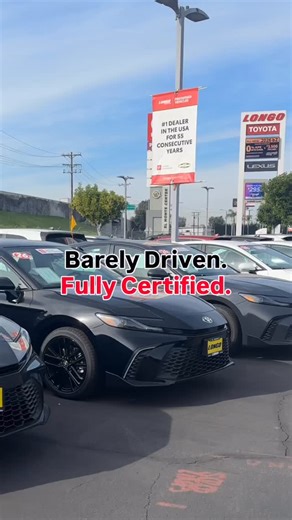 Like new 2026 Camrys & Corollas with delivery-only mileage and showroom condition. Visit Longo Toyota today to get yours! | Longo Toyota