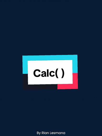 Menggunakan calc( ) untuk Layout Presisi dalam Front-End