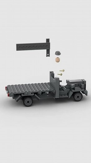 How to build the german OPEL BLITZ truk - LEGO WW2