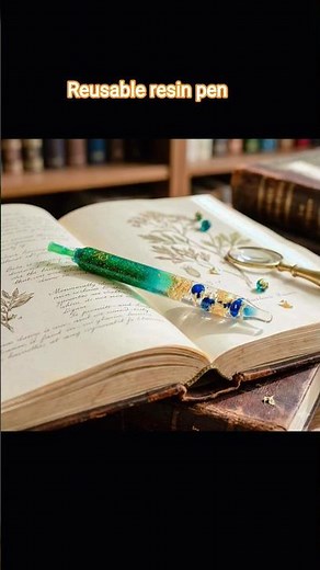 How to Make Reusable Resin Pen 🖊️ | DIY Resin Pen Tutorial for Beginners #diy #resin