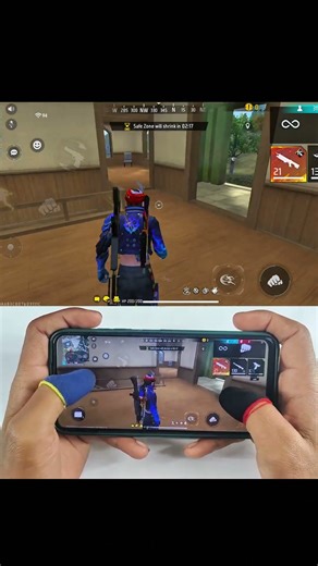 3 finger handcam gameplay solo vs squad poco x3 pro 60fps 120hz 360hz game turbo SD860 Prosecser 4k