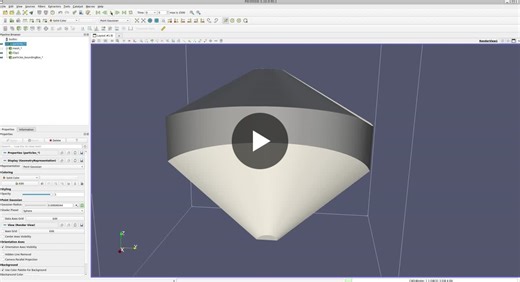 I taught myself how to write Discrete Element Method scripts for Liggghts. Showing the particle interactions as a fertilizer silo is being filled. The video below shows post processor Paraview… | Joseph B.