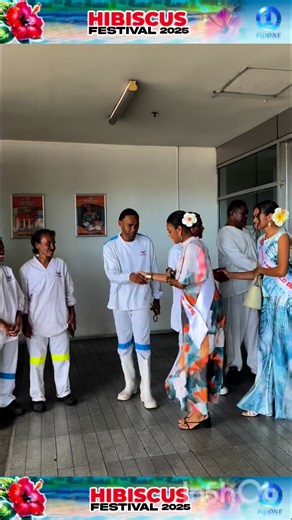 The 2025 Hibiscus Contestants 🌺 during their visit at the FMF factory 🤗 Catch the LIVE coverage on FIJIONE | Fiji One