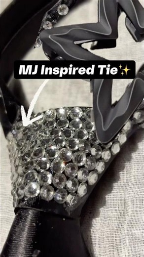 MJ Tie Final Reveal #MichaelJackson #MJTribute #KingOfPop