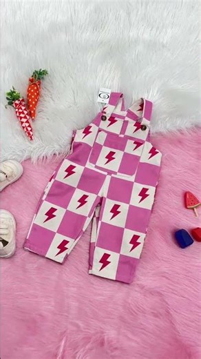 Fresh & Fabulous! 🌟 Vibrant Overalls for Your Little Star