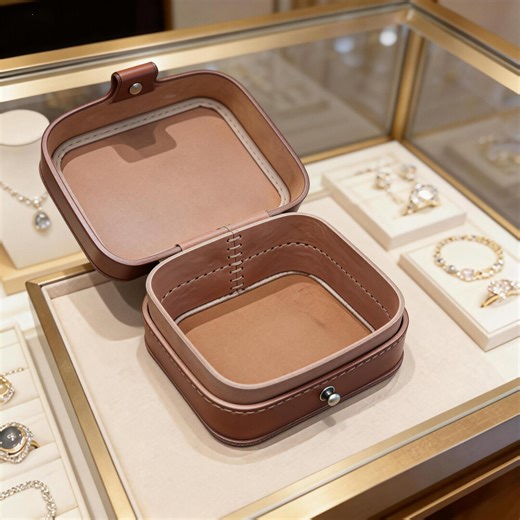 Personalized Leather Jewelry Box, Engraved Travel Case - Etsy