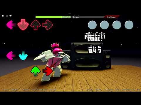 Splitathon {Dave and Bambi} Me VS Random User (he left) - Basically FNF: Remix - Roblox