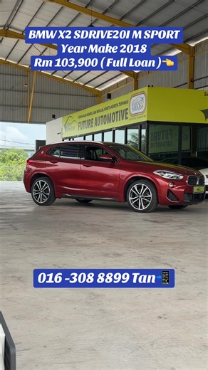 BMW X2 SDRIVE20I M SPORT - Year Make 2018 - Rm 103,900 ( Full Loan ) (( Free 3 Year Warranty )) ➖➖➖➖➖➖➖➖➖➖➖ Call / WhatsApp 016 -308 8899 Tan 0️⃣1️⃣6️⃣➖3️⃣0️⃣8️⃣8️⃣8️⃣9️⃣9️⃣ ➖➖➖➖➖➖➖➖➖➖➖ - DRIVER & PASSENGER AIRBAGS - ABS EBD BRAKING SYSTEM - TRACTION CONTROL SYSTEM - 7-SPEED DUAL CLUTCH TRANSMISSION - KEYLESS ENTRY & PUSHSTART BUTTON - TOUCH SCREEN MONITOR - MULTI FUNCTION STEERING -   / - PADDLE SHIFTING ➖➖➖➖➖➖➖➖➖➖➖ WhatsApp ⬇️⬇️⬇️ https://wa.me/60163088899 https://wa.me/60163088899 #bmw #x2 #m