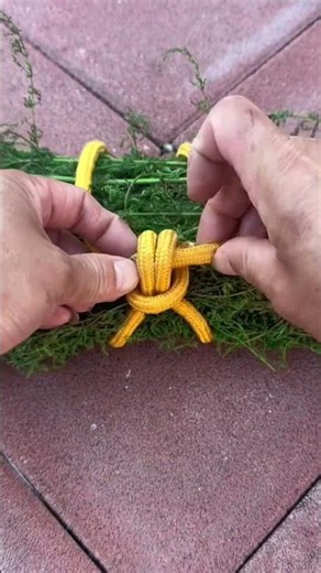 Demonstration of adaptable firewood bundling rope knots