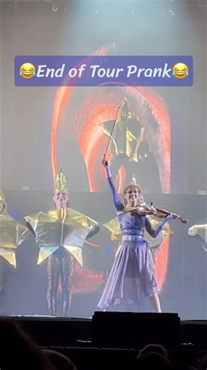 Stars flood the stage as prank catches Lindsey Stirling off guard during Foreverglow! 😂 #hilarious