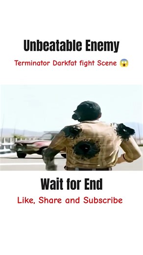 Unbeatable Enemy 🤖 | Terminator Dark Fate Fight Scene 🔥 #shorts