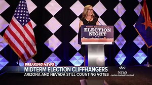 12K views · 240 reactions | MIDTERM ELECTION CLIFFHANGERS: With two days after the election results, control of Congress hangs in the balance as Arizona and Nevada are still too close to call. Terry Moran has the latest. https://abcn.ws/3UNnOH6 | ABC World News Tonight with David Muir | Facebook