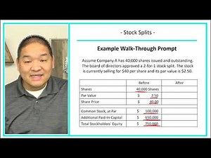 Financial Accounting - Lesson 11.9 - Stock Splits