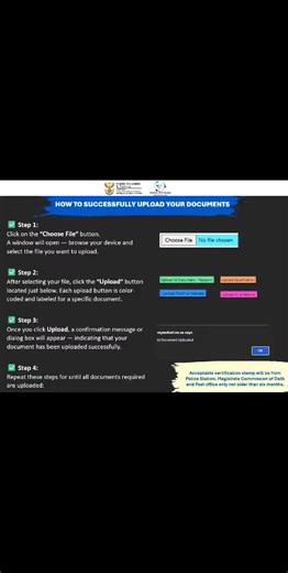 � Need help uploading your documents? � Watch this quick guide on how to successfully upload your required documents during your online application at Sedibeng TVET College. #Sedcol #OnlineApplication #HowToApply #FutureLeaders | Sedibeng TVET College