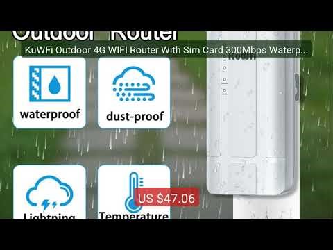 KuWFi Outdoor 4G WIFI Router With Sim Card 300Mbps Waterproof ... — Hot Deal 2026 | Limited Offer!
