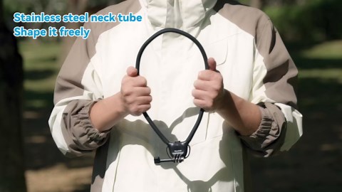 TELESIN Neck Mount SE 2.0 with Air Cushion, Adjustable Chest Strap and Neck Mount for Hands-Free POV Vlogging for GoPro Hero 13/12/11/10/9, Insta 360 X5/X4/Ace Pro 2 / Osmo 360 Nano Action 6/5 Pro/4/3