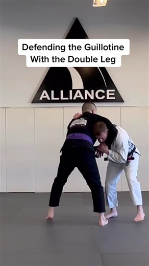 Defending the Guillotine With the Double Leg Takedown
