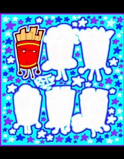 Different Types Of Fries [BFDI Art]