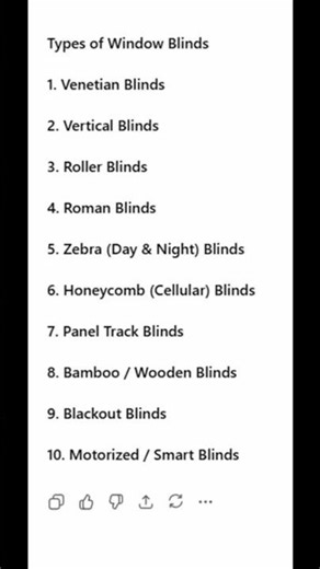 Types Of Blinds For Windows | Different Types Of Blinds For Windows