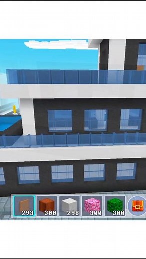 Mini Block Game🎮 - Modern House In 4K #sorts #viral