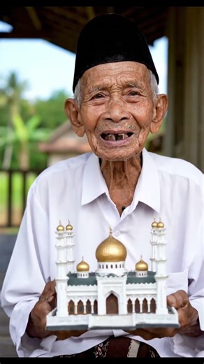 kakek ini buat miniatur masjid bantu like dan subscribe #short #shortsviral # miniature