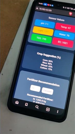 Smart Soil Testing device using IoT using ESP32 - NPK , pH, TDS and EC