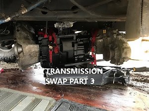 DODGE CUMMINS AUTO TO NV4500 MANUAL TRANSMISSION SWAP PT3