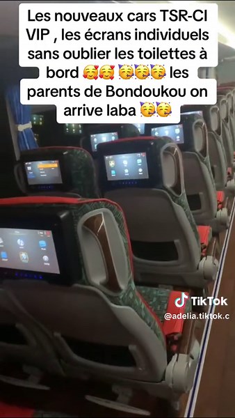 Nouveaux Cars TSR-CI VIP avec Écrans Individuels et Toilettes à Bord