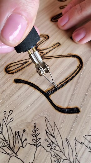 Pyrography Art: Wood Burning Timelapse with Hand Lettering
