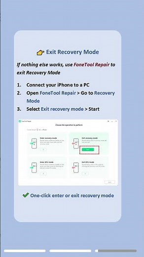 iPhone Won't Restore from Recovery Mode? Here's the Fix!