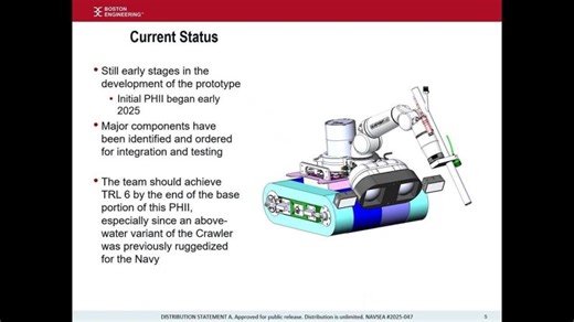 Boston Engineering s Navy STP Tech Talk on Automated Cavitating Waterjet Cleaning Device | Navy SBIR Transition Program (Navy STP)