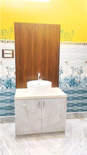 basin counter interior work #interiordesign