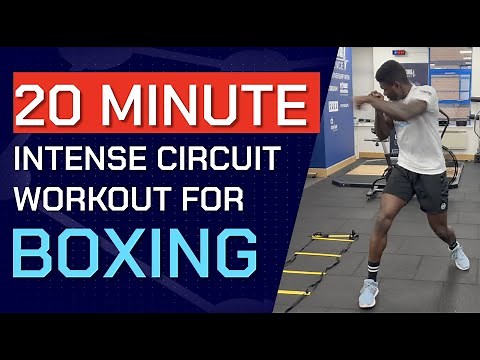 20 Minute Intense Circuit Workout for Boxing