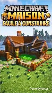 MINECRAFT - TUTO MAISON FACILE À CONSTRUIRE ! 🏡
