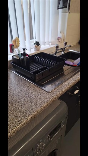 little kitchen revamp new fablon and these stunning tiles looks so much better