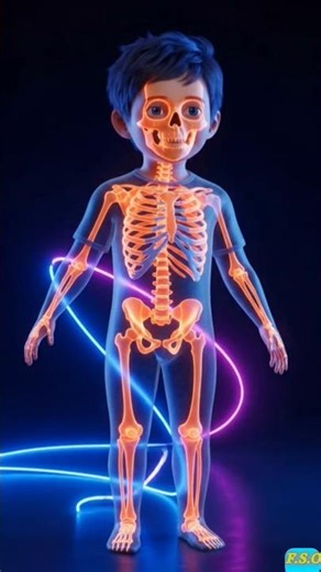 "Human Body Secrets: 206 Bones का चौंकाने वाला सच!"😱💯#facts #HumanBody #Bones #ScienceFacts