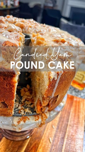 Candied Yam Pound Cake with a Hennessy Glaze! | DariusCooks