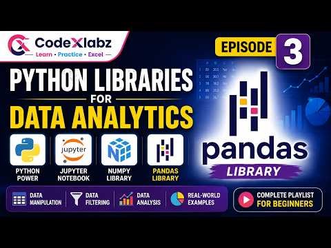 Pandas Tutorial for Beginners | Series, DataFrame & Data Analysis