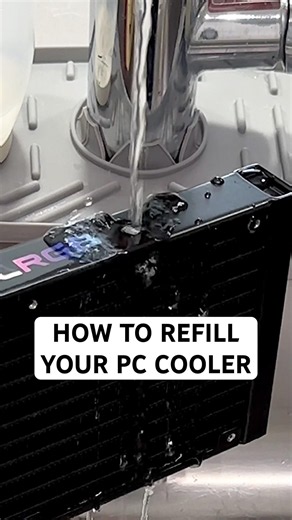 Refilling liquid coolers (tutorial)