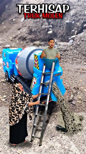 Apa❗Terhisap Truk Molen Raksasa❗ Begini Cara Buatnya❗#editing #tutorial