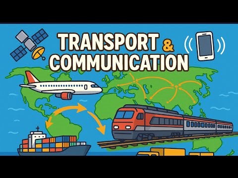 Transport and Communication Explained | Geography Basics 🌍