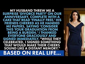 "I Was Thrown a Surprise Divorce Party on Our Anniversary—But My Signature Changed Everything"