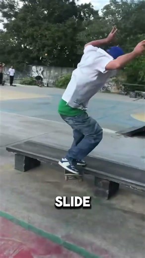 He tried to do a slide but... #shorts #fails