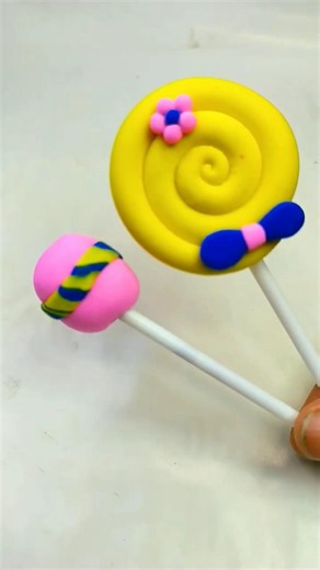HOW TO MAKE LOLLIPOP 🍭 WITH CLAY #short #shorts #minecraft #miniature #viralshorts #viral
